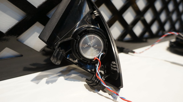 王者的魅力 奔驰C200L音响改装LQ AUDIO（蓝驱）喇叭套装